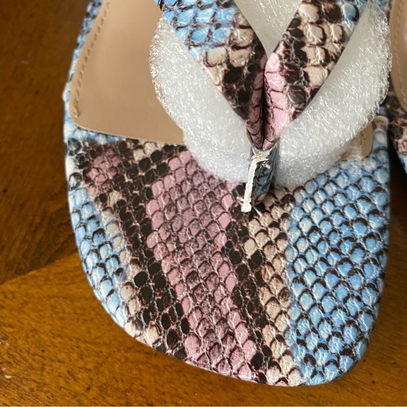 BCBGeneration Tabina Snakeskin Sandal Heels - Picture 4 of 9